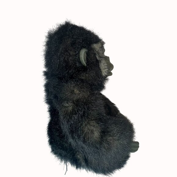 Vintage Hosung Little Monkey Lost Realistic Animated Plush Gorilla Ape 15-Inches - Picture 4 of 5